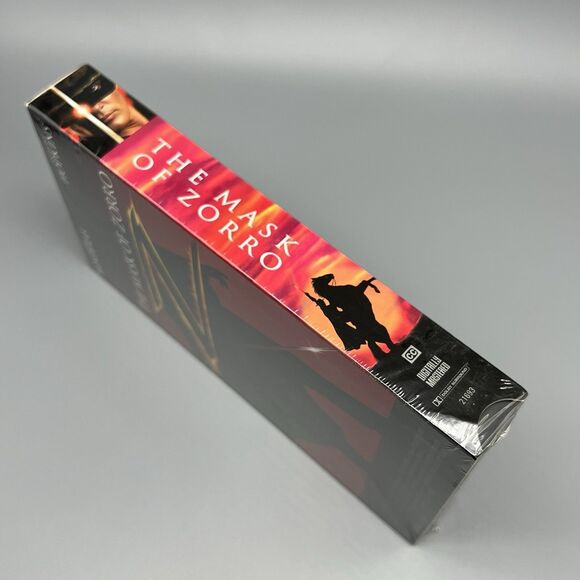 The Mask of  Zorro VHS 1998 Anthony Hopkins Tri Star Watermarks -Factory SEALED - Picture 4 of 10